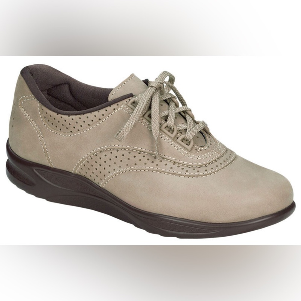 Beige Nubuck Leather Comfort‎ Sneaker/Shoe